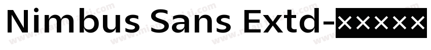 Nimbus Sans Extd字体转换